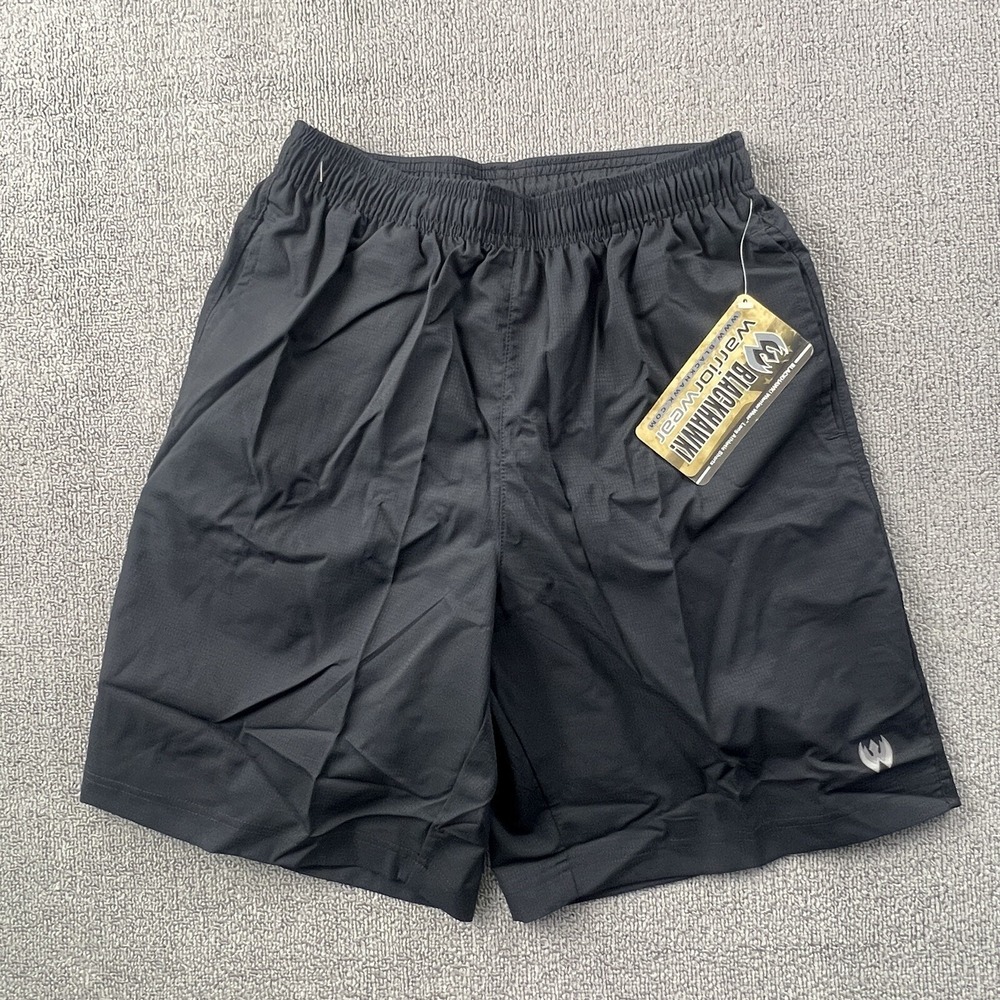 BlackHawk! Shorts Adult Small Black Active Training Casual Men's